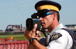 RCMP Constable Ron Degooijer enforces the speed limit in this file photo. Photograph by: DON HEALY , Regina Leader-Post