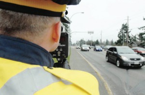 Most drivers have no idea the extent to which speeding affects their ability to slow down in an emergency. A vehicle travelling twice as fast as another will, on average, take four times as long to stop.  Photograph by: Krista Charke, Nanaimo Daily News